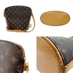 Louis Vuitton Shoulder Bag Monogram Drouot Canvas Brown Women's M51290 z1774