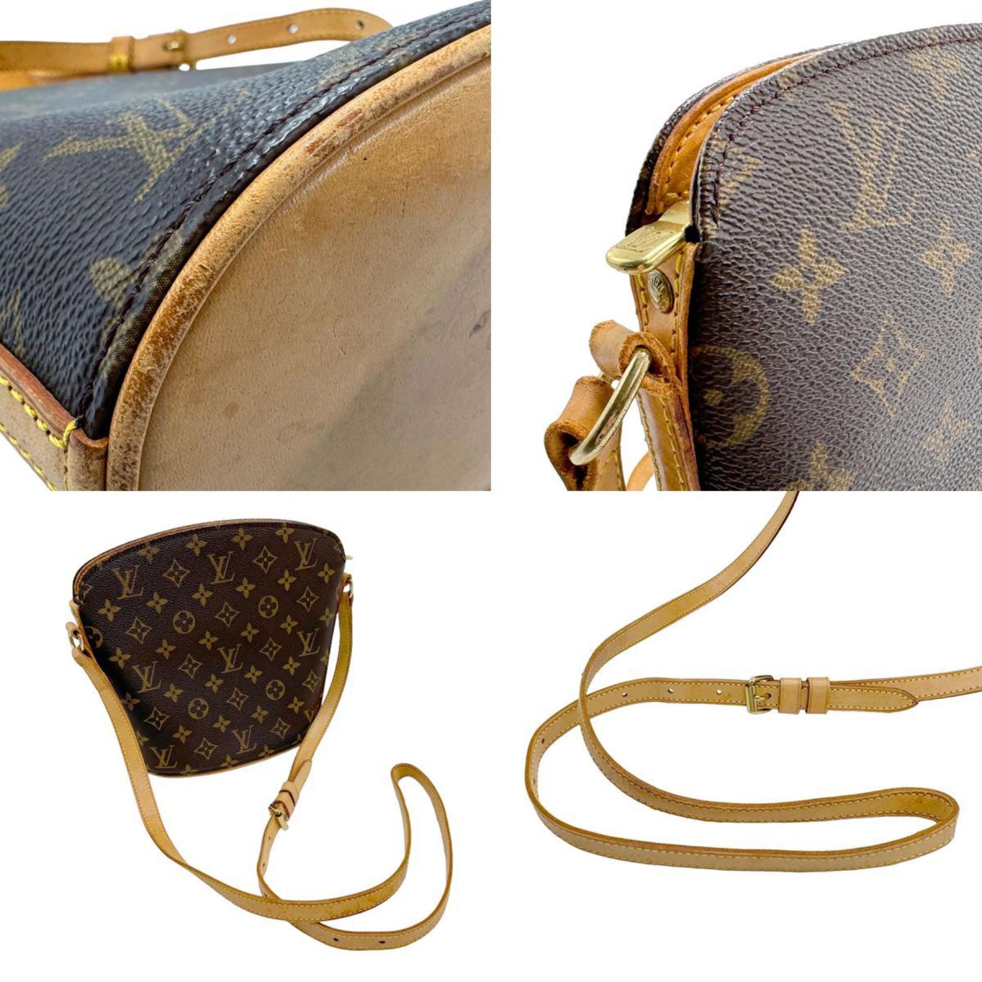 Louis Vuitton Shoulder Bag Monogram Drouot Canvas Brown Women's M51290 z1774