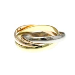 Cartier Trinity B4086150 Pink Gold (18K),White Gold (18K),Yellow Gold (18K) Fashion No Stone Band Ring Gold