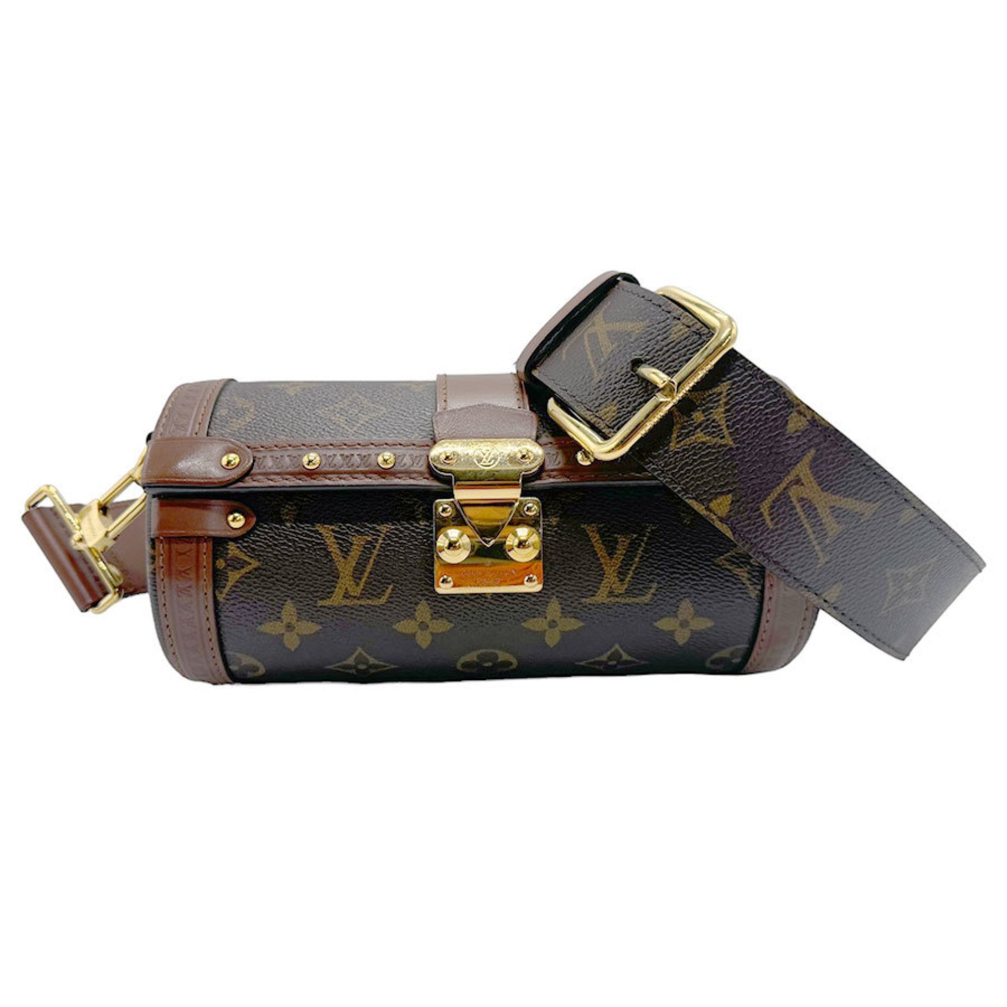 Louis Vuitton LOUIS VUITTON Shoulder Bag Monogram Papillon Trunk Canvas Brown Women's M57835 z1777