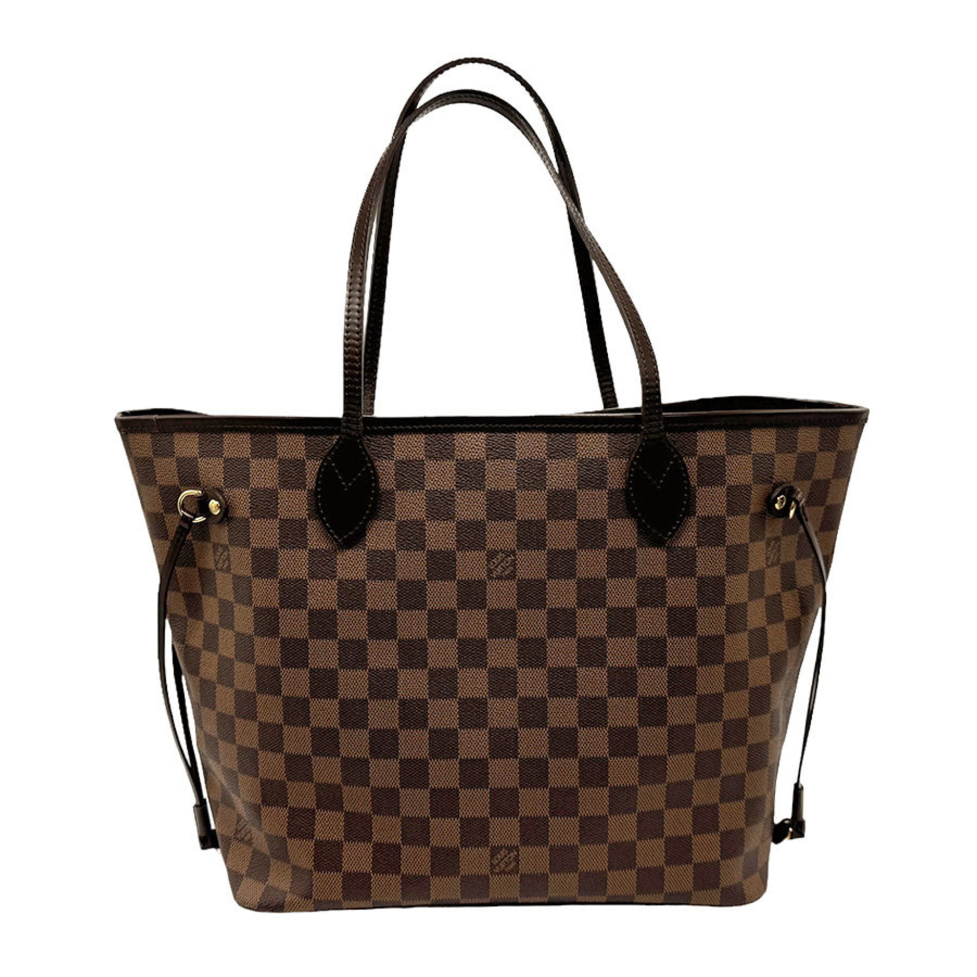 Louis Vuitton LOUIS VUITTON Handbag Tote Bag Damier Neverfull MM Canvas Brown Women's N41358 n0029