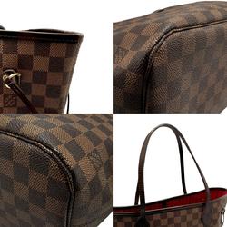 Louis Vuitton LOUIS VUITTON Handbag Tote Bag Damier Neverfull MM Canvas Brown Women's N41358 n0029