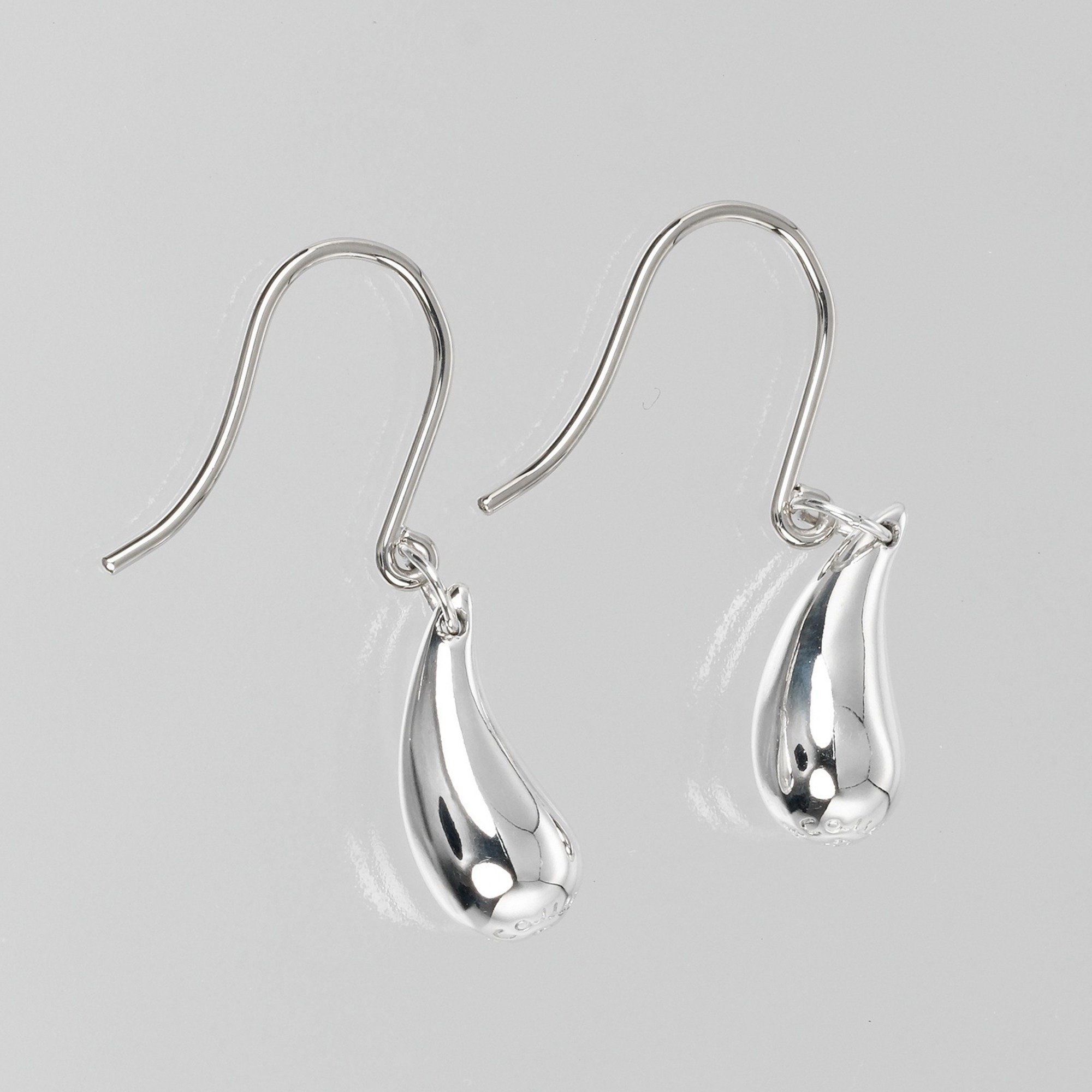 Tiffany & Co. Teardrop Earrings, 925 Silver, Approx. 3.66g