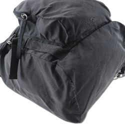 PRADA Backpack/Daypack V235 Nylon Black 2way Flap Unisex I120824031