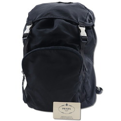 PRADA Backpack/Daypack V235 Nylon Black 2way Flap Unisex I120824031