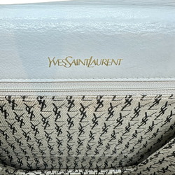 Yves Saint Laurent Shoulder Bag Leather A5 Snap Button Women's I120824022