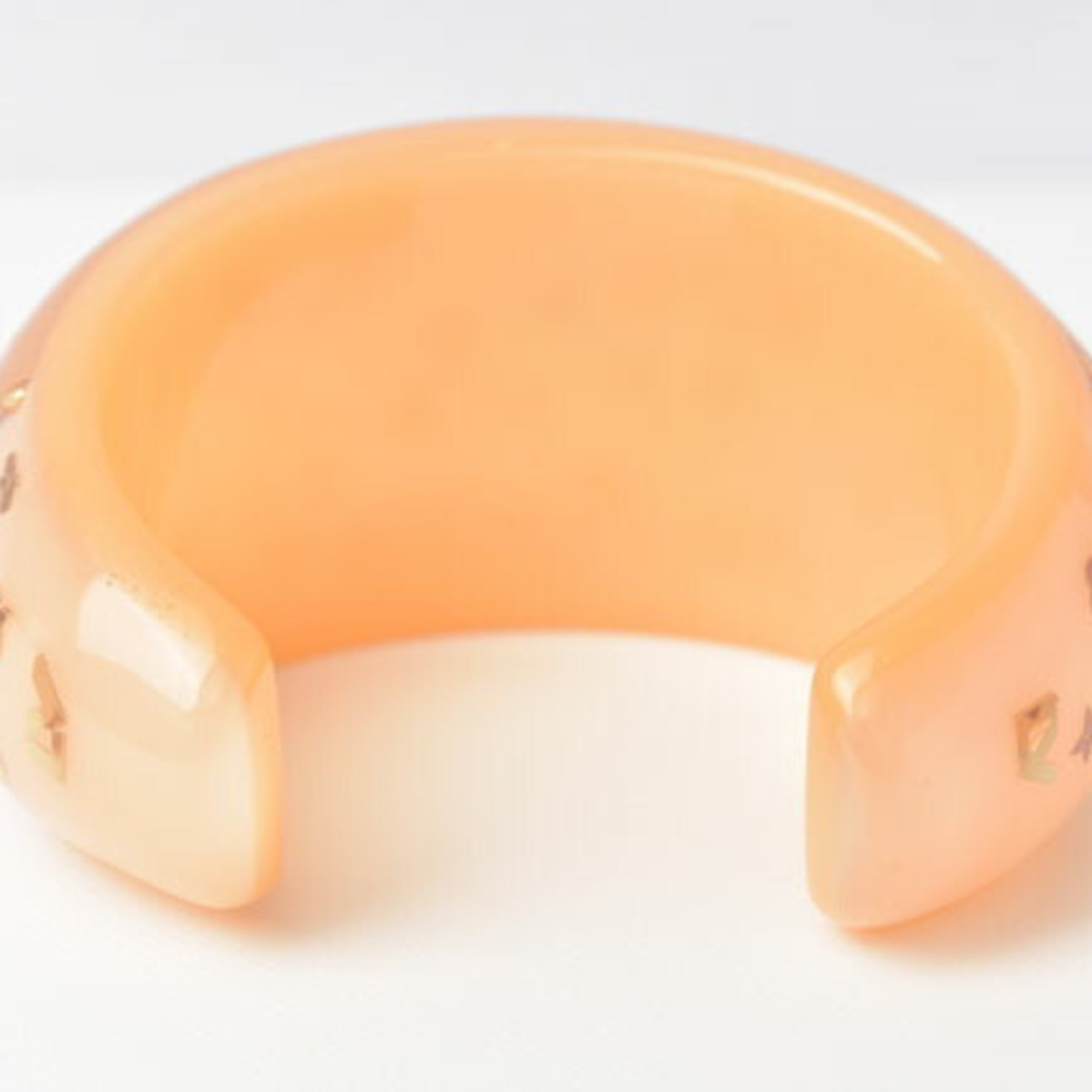 Louis Vuitton Bangle Bracelet LOUIS VUITTON Inclusion Rose Pink Clear M67092