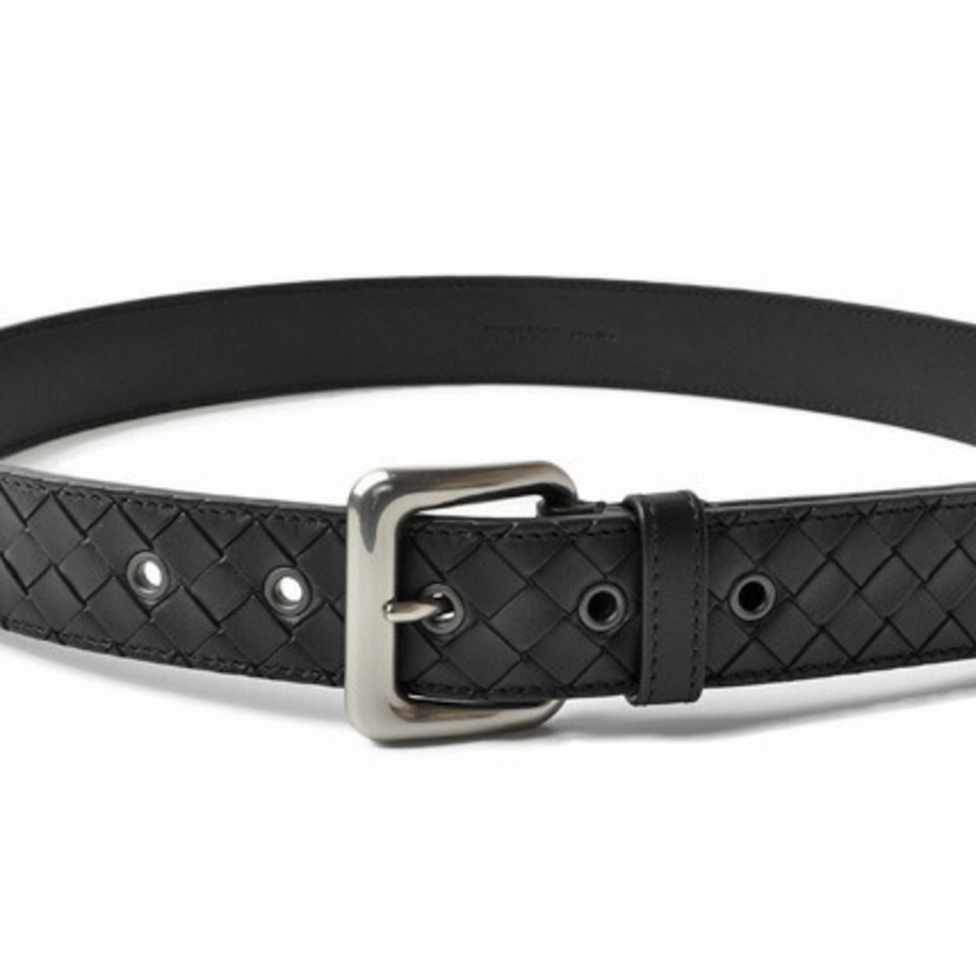 Bottega Veneta Belt for Men BOTTEGA VENETA Intrecciato Calf 271932 Black 1158