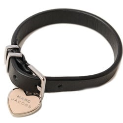 MARC JACOBS Bangle Bracelet, Heart Charm, Baby Pink, Black, M7000065