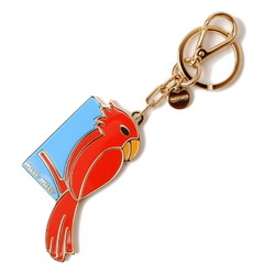 Miu Miu Miu Key Ring Bag Charm PARROT Parrot TRICK 5TM070 ROSSO BLUE Red Blue