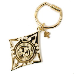 Chloé Chloe Key Holder Ring Diamond Motif Light Gold 3K0388-CB7