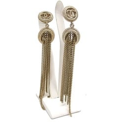 Chanel Swing Chain Coco Mark Long Earrings