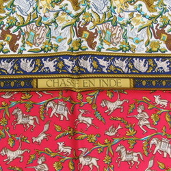 Hermes CHASSE en INDE Indian Hunting Carre 90 Large Scarf Muffler