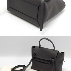 Celine Micro Belt Design Handbag Dark Grey