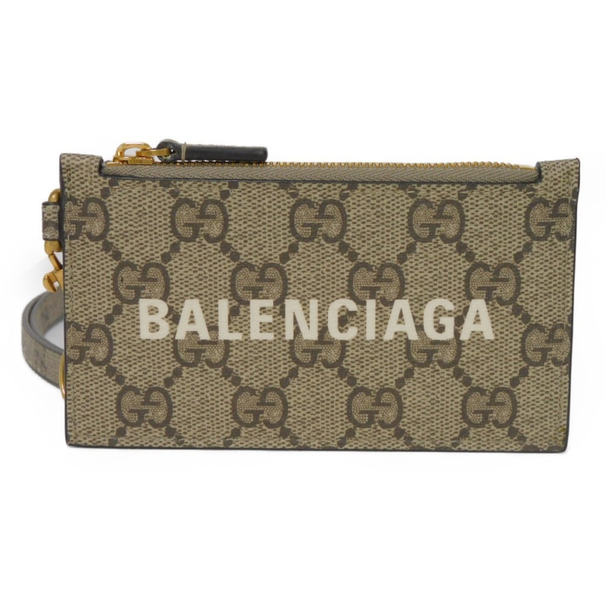 GUCCI Coin Case Strap Fragment The Hacker Project Balenciaga GG Canvas 681706 UQOAT 8969 Men's