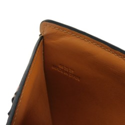 LOEWE Bi-fold Wallet Repeat Compact Zip Embossed Foil Brown Anagram Tan C499Z41X03 Men's Women's Billfold