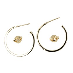 Tiffany & Co. T hoop medium earrings, K18YG yellow gold, approx. 5g