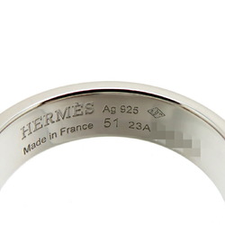 Hermes #51 SV925 Collier de Chien Ladies Ring H115607B Silver 925 Size 11