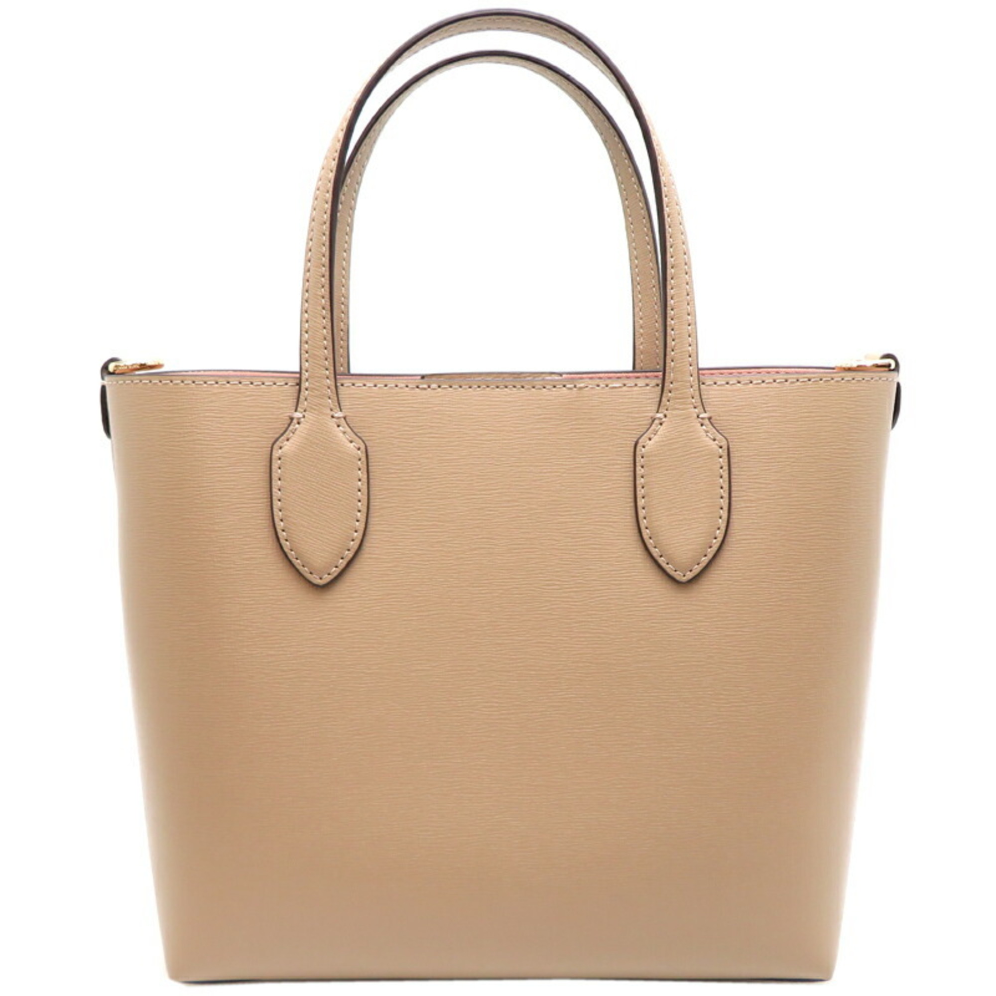 Kate Spade 2-Way Shoulder Bag Women's Handbag Leather Beige