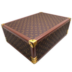 Louis Vuitton Cotteville 50 Ladies Trunk M41422 Monogram Ebene (Brown) with initials on name tag