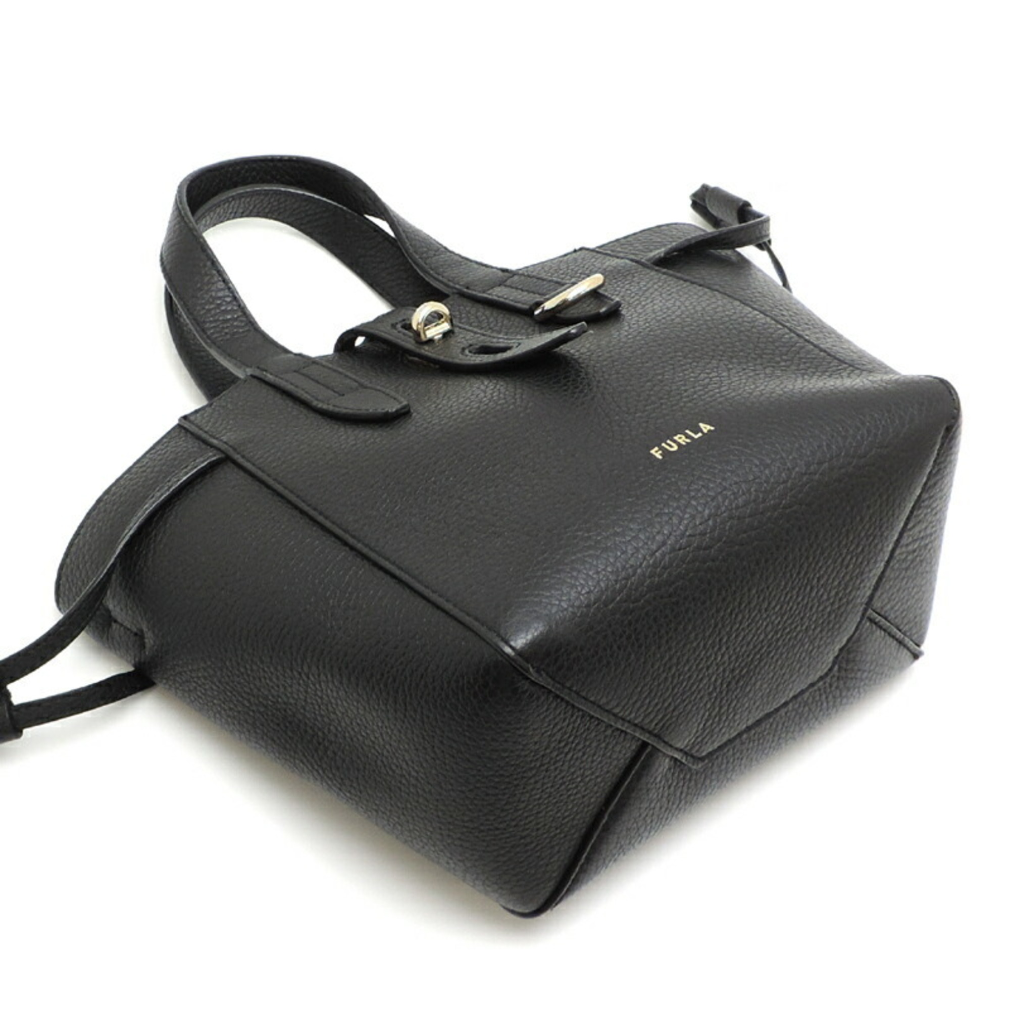 Furla Net Women's Tote Bag Leather Black