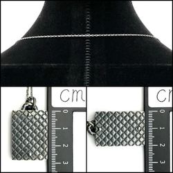 Bottega Veneta Men's Necklace Pendant Intrecciato Silver 925