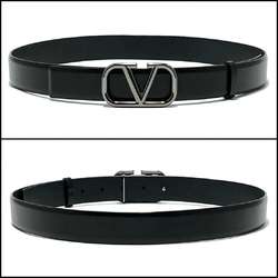 Valentino Garavani Men's V-Logo Signature Leather Belt