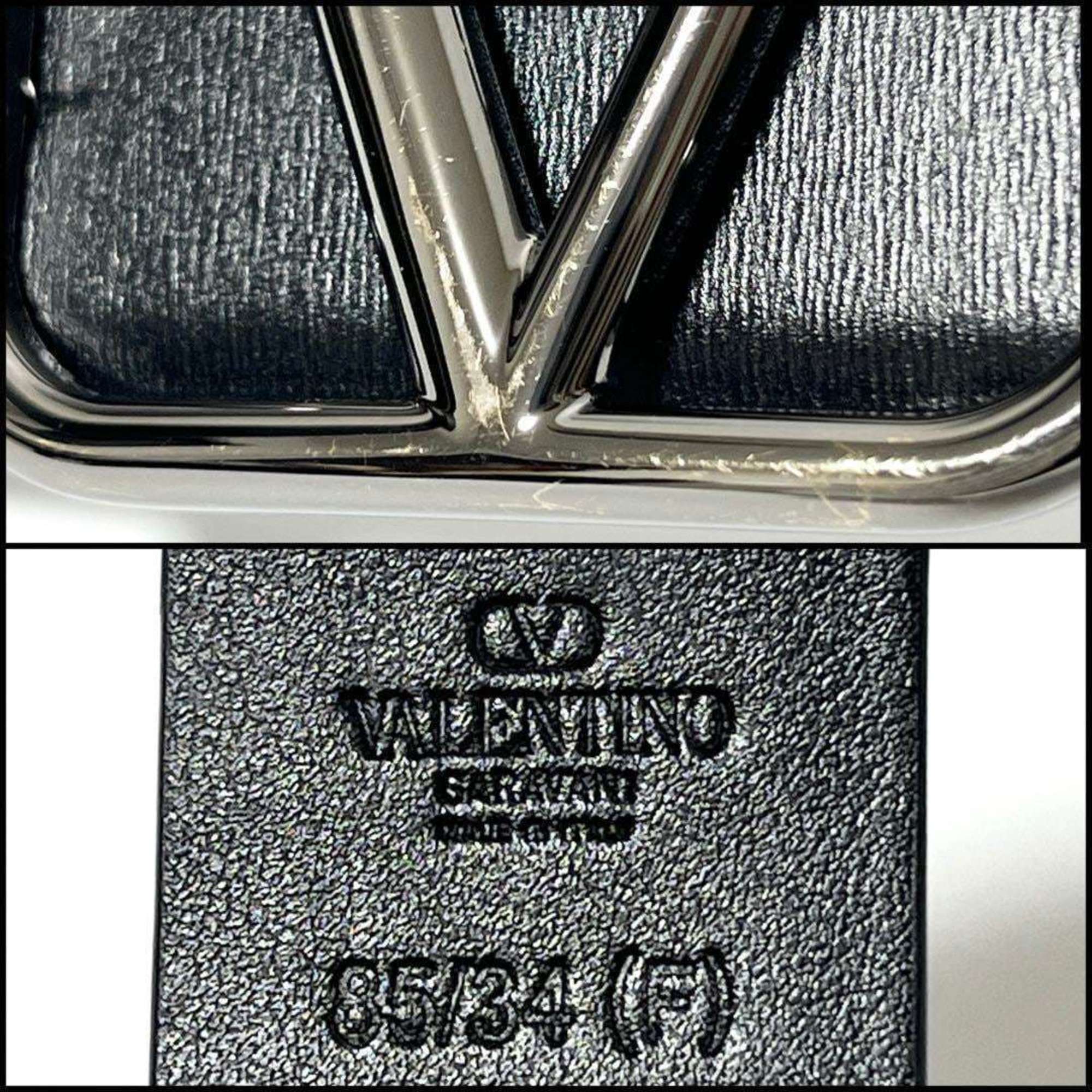 Valentino Garavani Men's V-Logo Signature Leather Belt