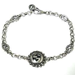 GUCCI Women's and Men's Interlocking G Bracelet in Silver 925