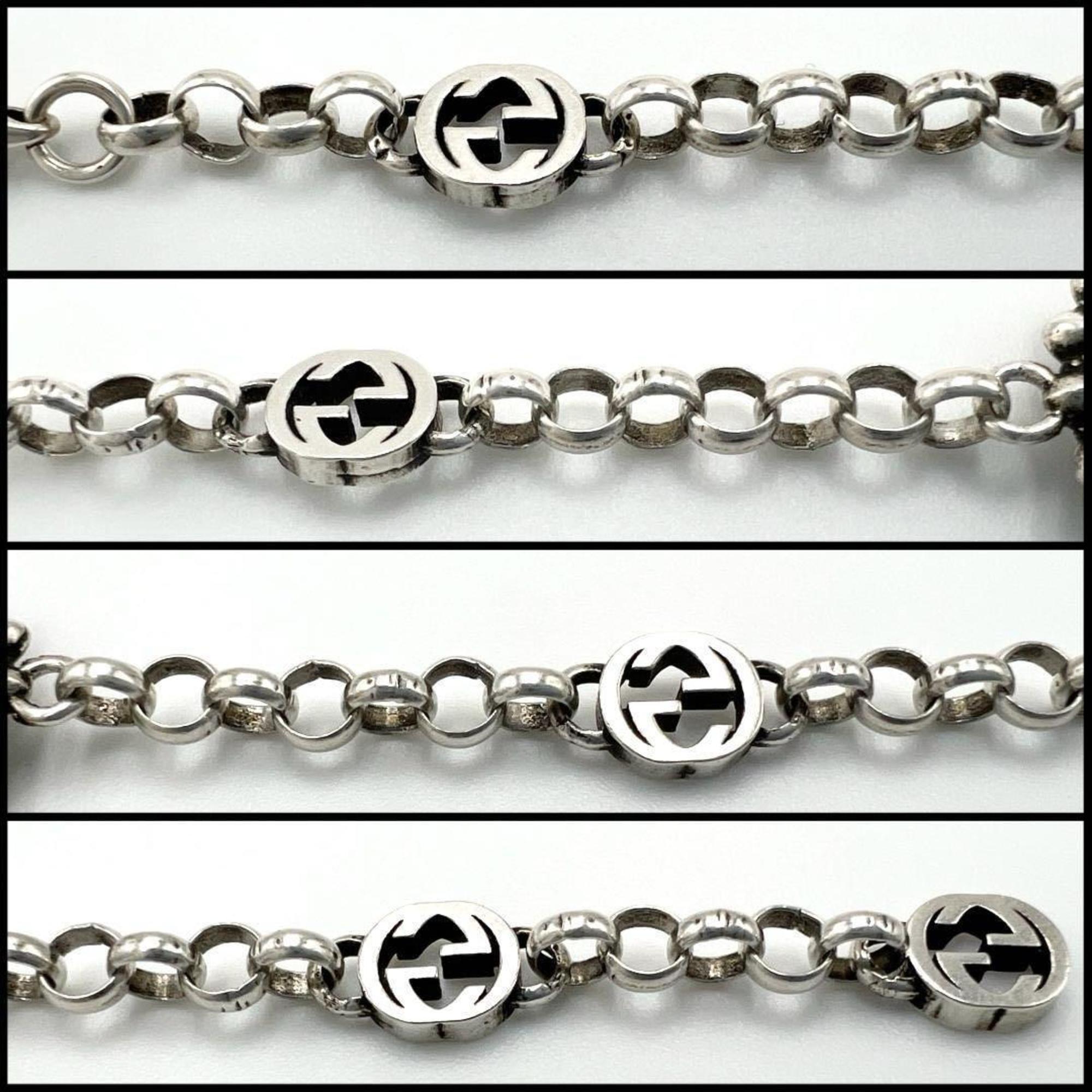 GUCCI Women's and Men's Interlocking G Bracelet in Silver 925