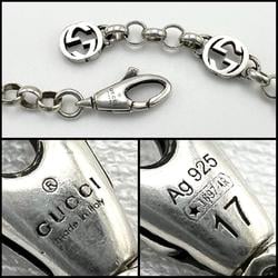 GUCCI Women's and Men's Interlocking G Bracelet in Silver 925