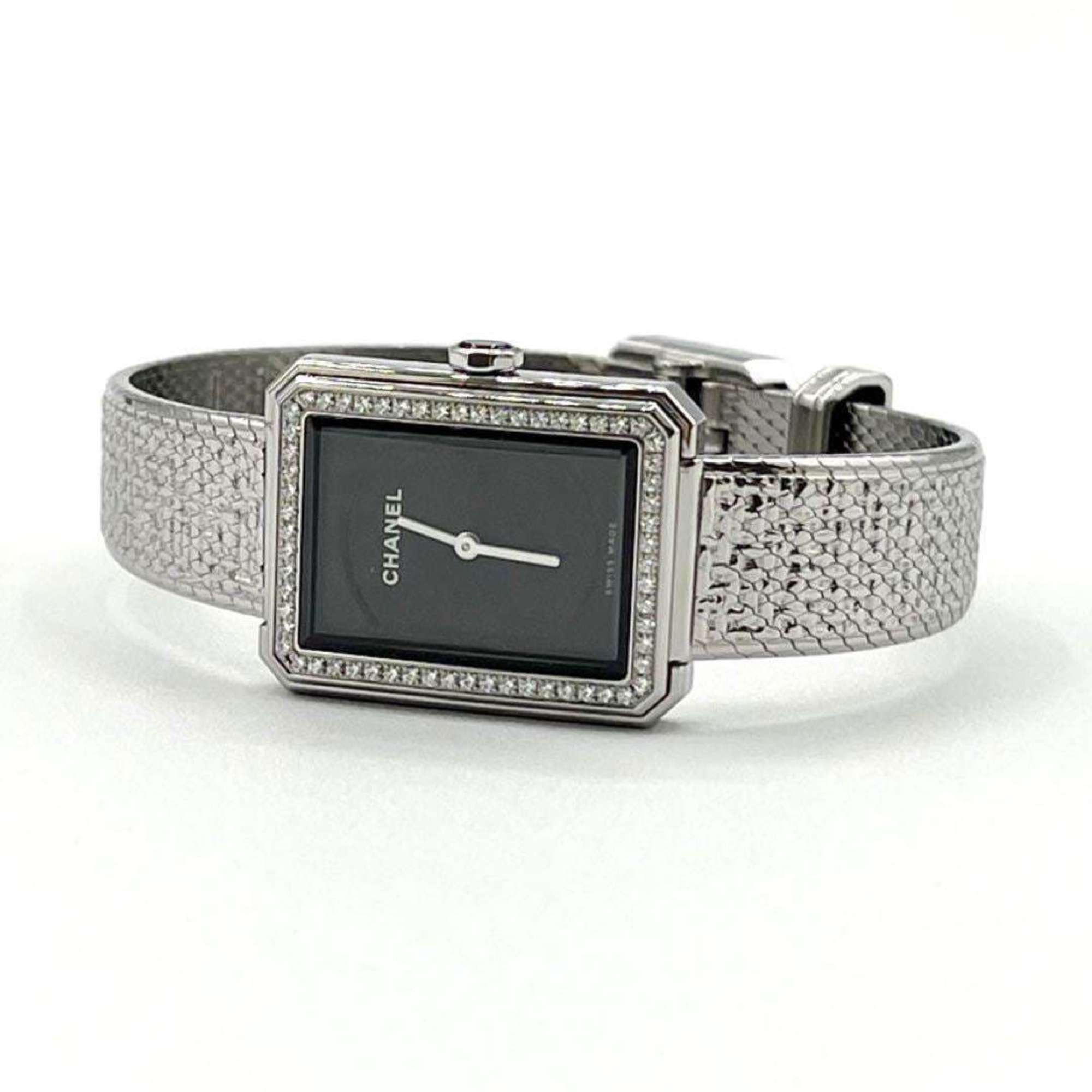 CHANEL Ladies Watch Boyfriend Tweed Diamond