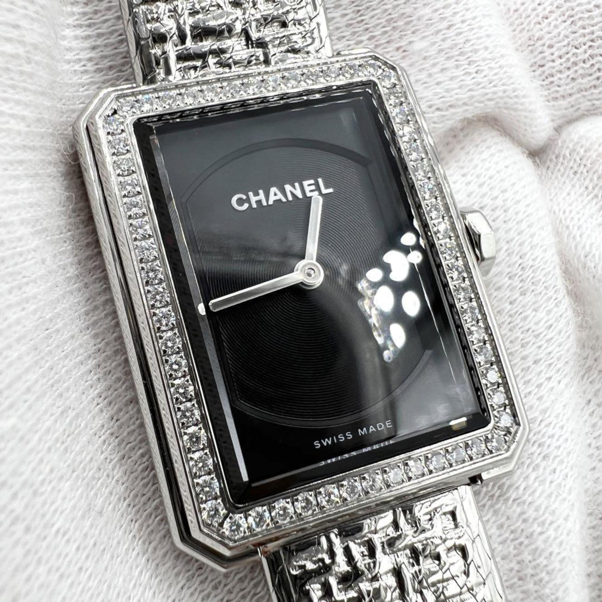 CHANEL Ladies Watch Boyfriend Tweed Diamond