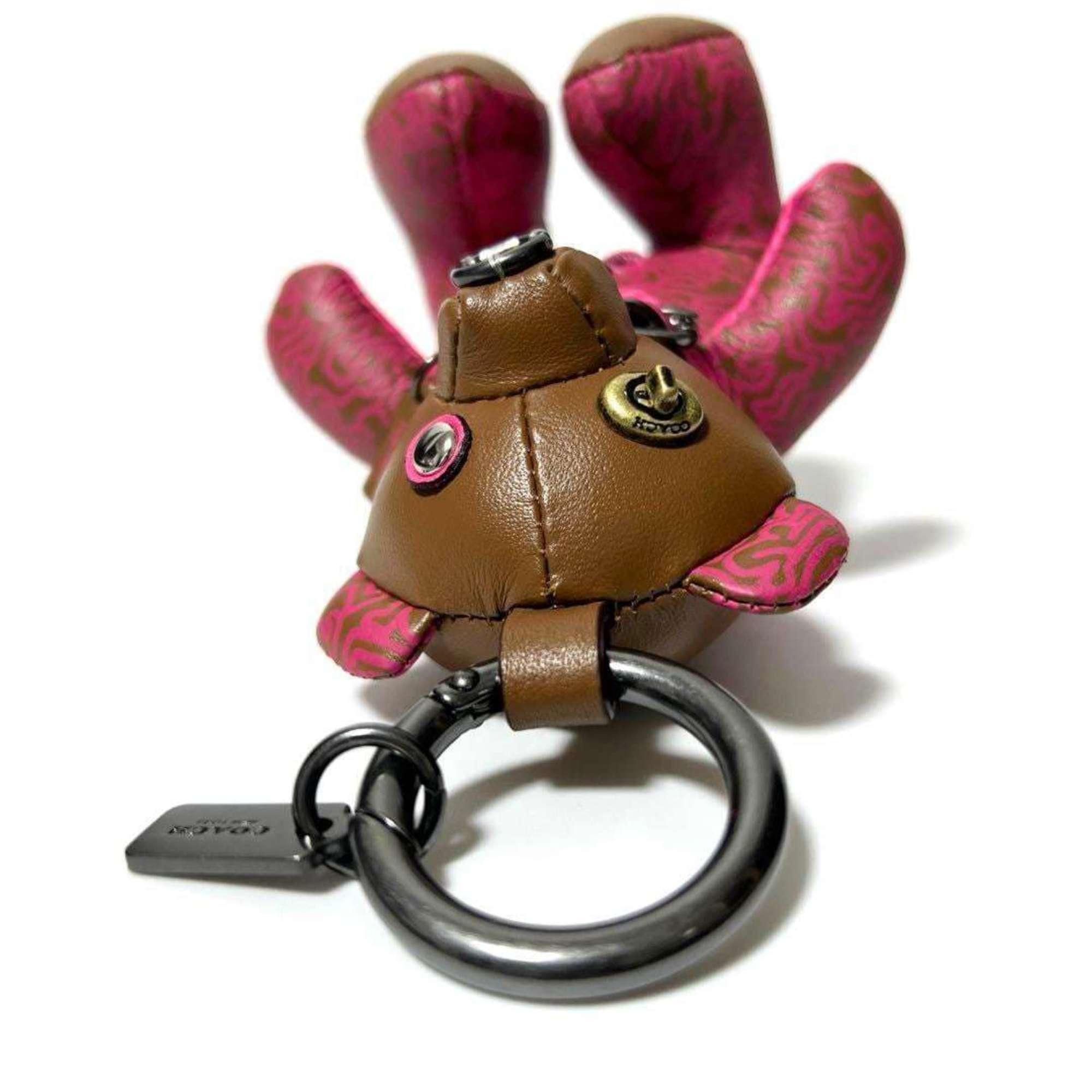 COACH Women's Keith Haring Key Holder Ring Charm Bear