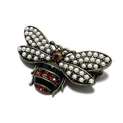 GUCCI Women's Brooch Pin Badge Hachi Bee