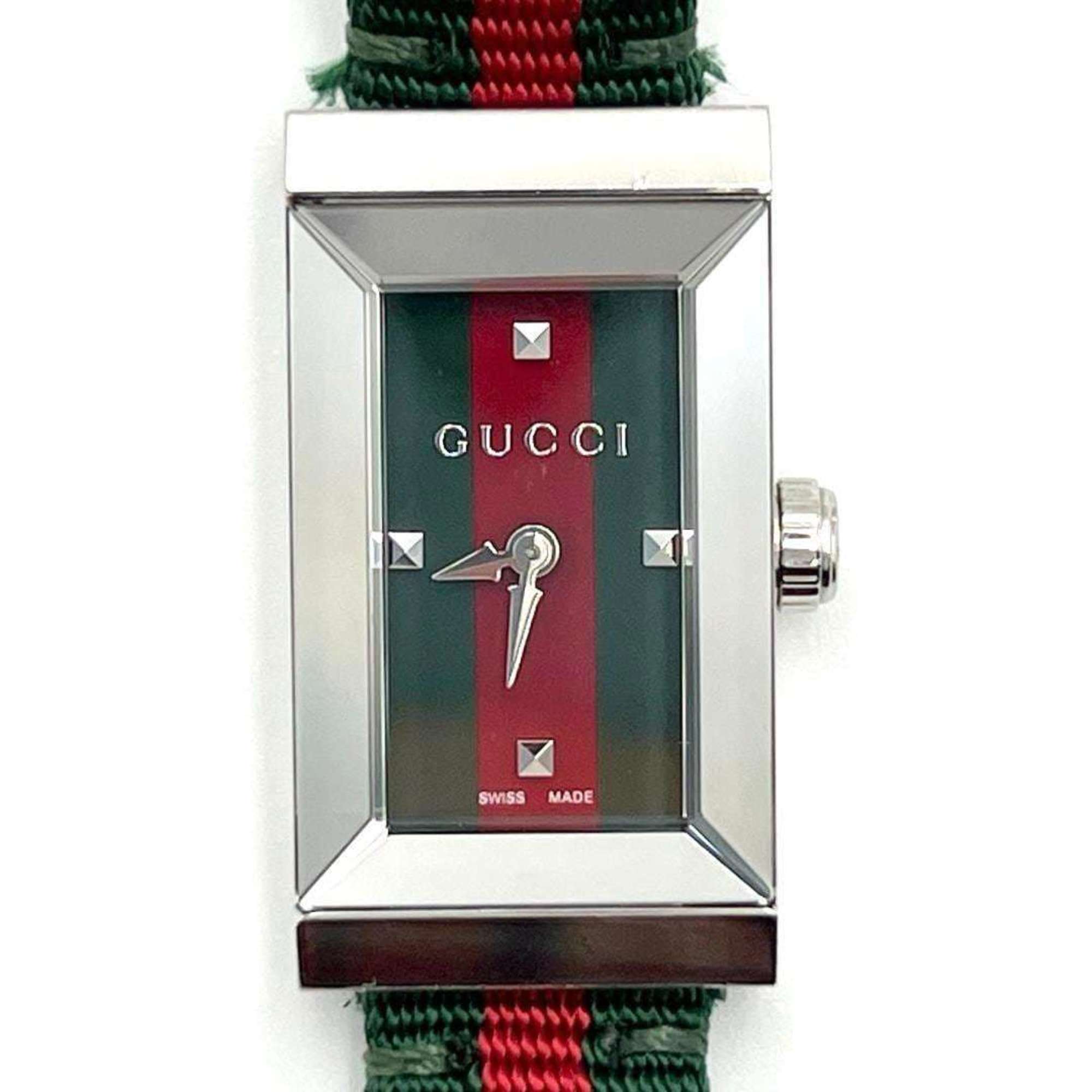 GUCCI Women's Watch G Frame Quartz Tricolor