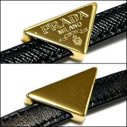 PRADA Men's and Women's Bracelet Saffiano Black