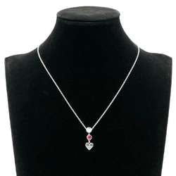 Gucci Women's Necklace Pendant Heart Trademark Silver 925