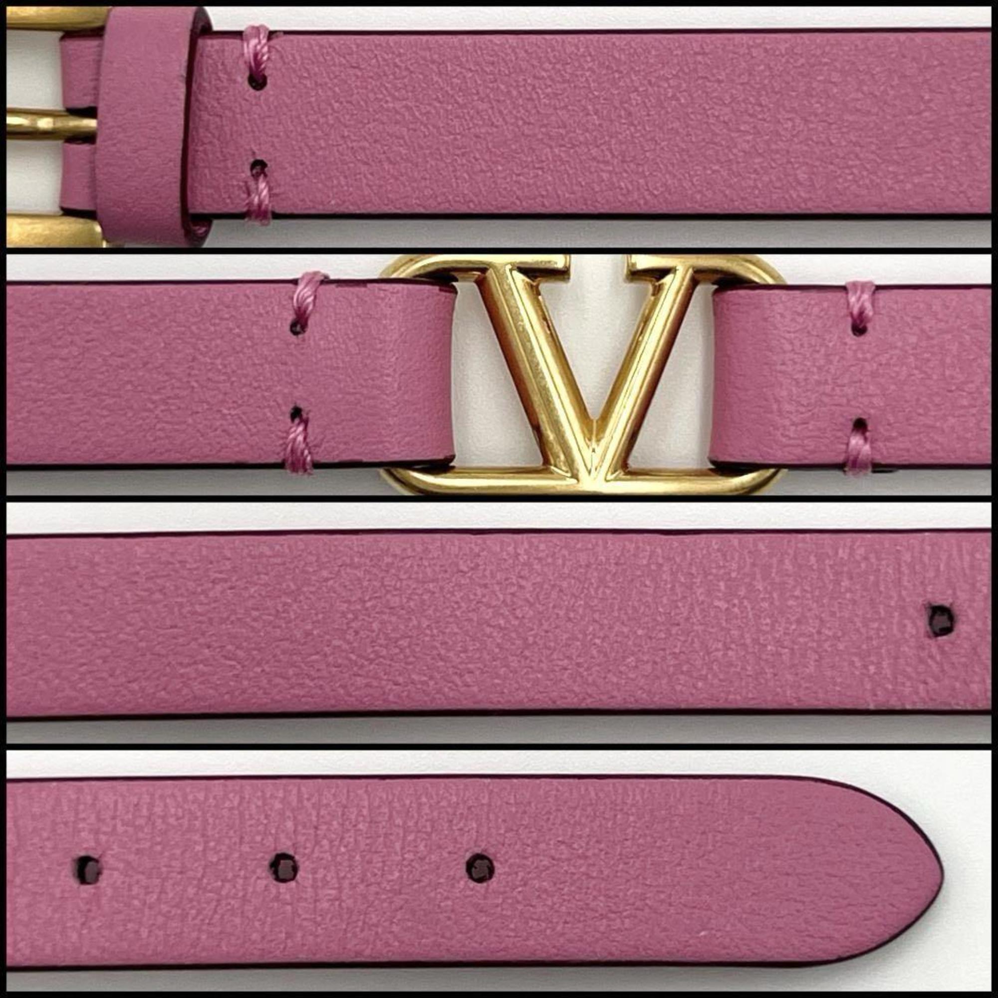 Valentino VALENTINO GARAVANI Women's V Logo Signature Calfskin Bracelet Bangle