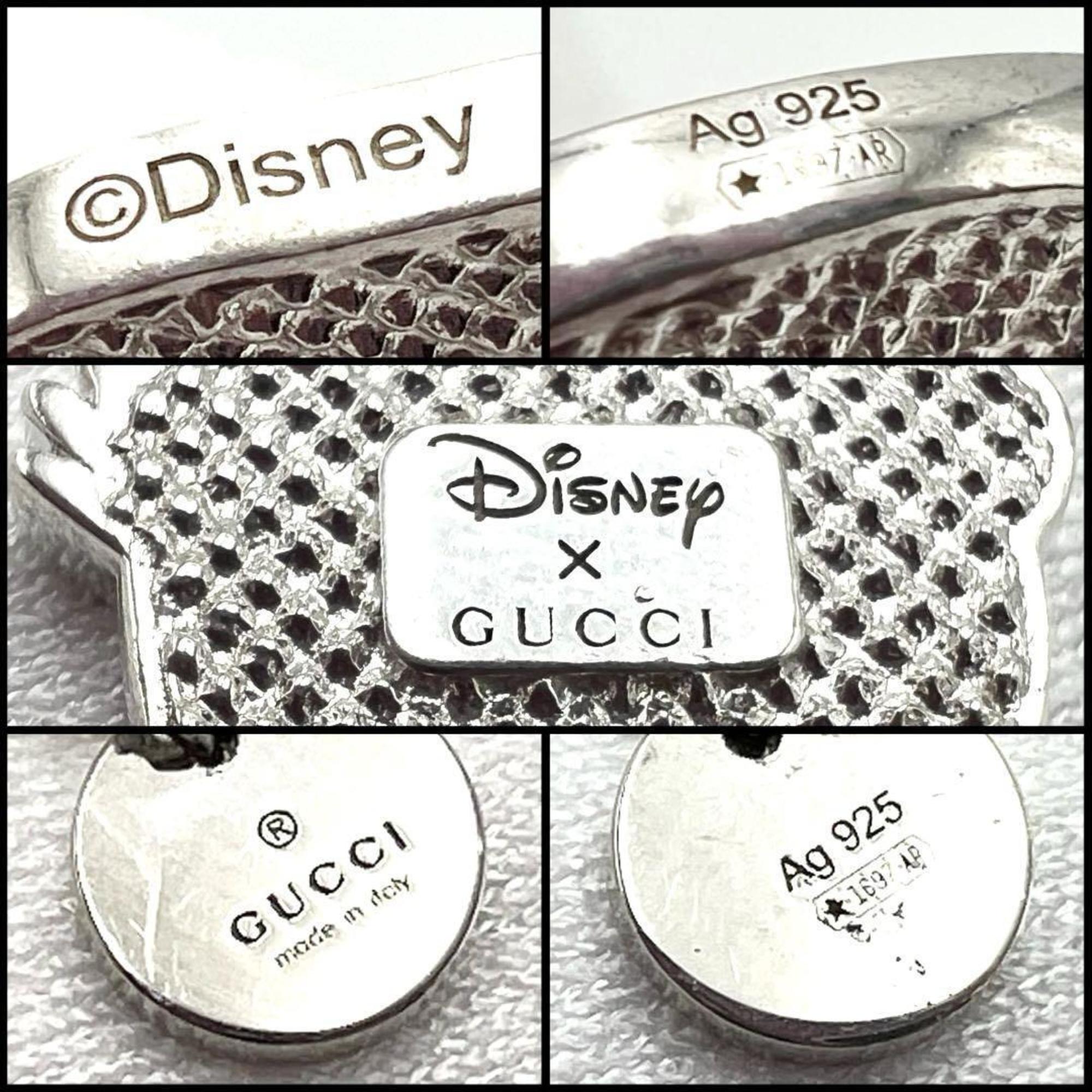 Gucci x Disney Long Pendant Necklace Donald GUCCI Women's Silver 925