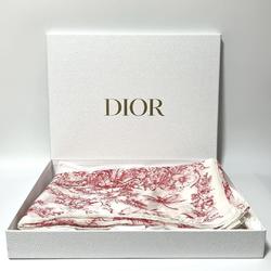 Christian Dior Toile de Jouy Stole Shawl Scarf Cotton