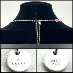 GUCCI x Disney Donald Long Pendant Necklace Women's Silver 925