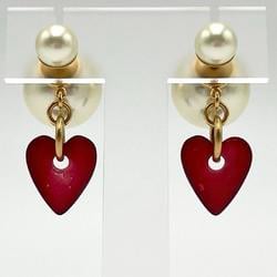 Christian Dior Women's Tribal Earrings Heart DIOR