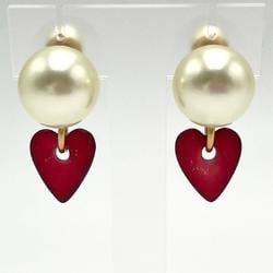 Christian Dior Women's Tribal Earrings Heart DIOR