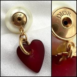 Christian Dior Women's Tribal Earrings Heart DIOR