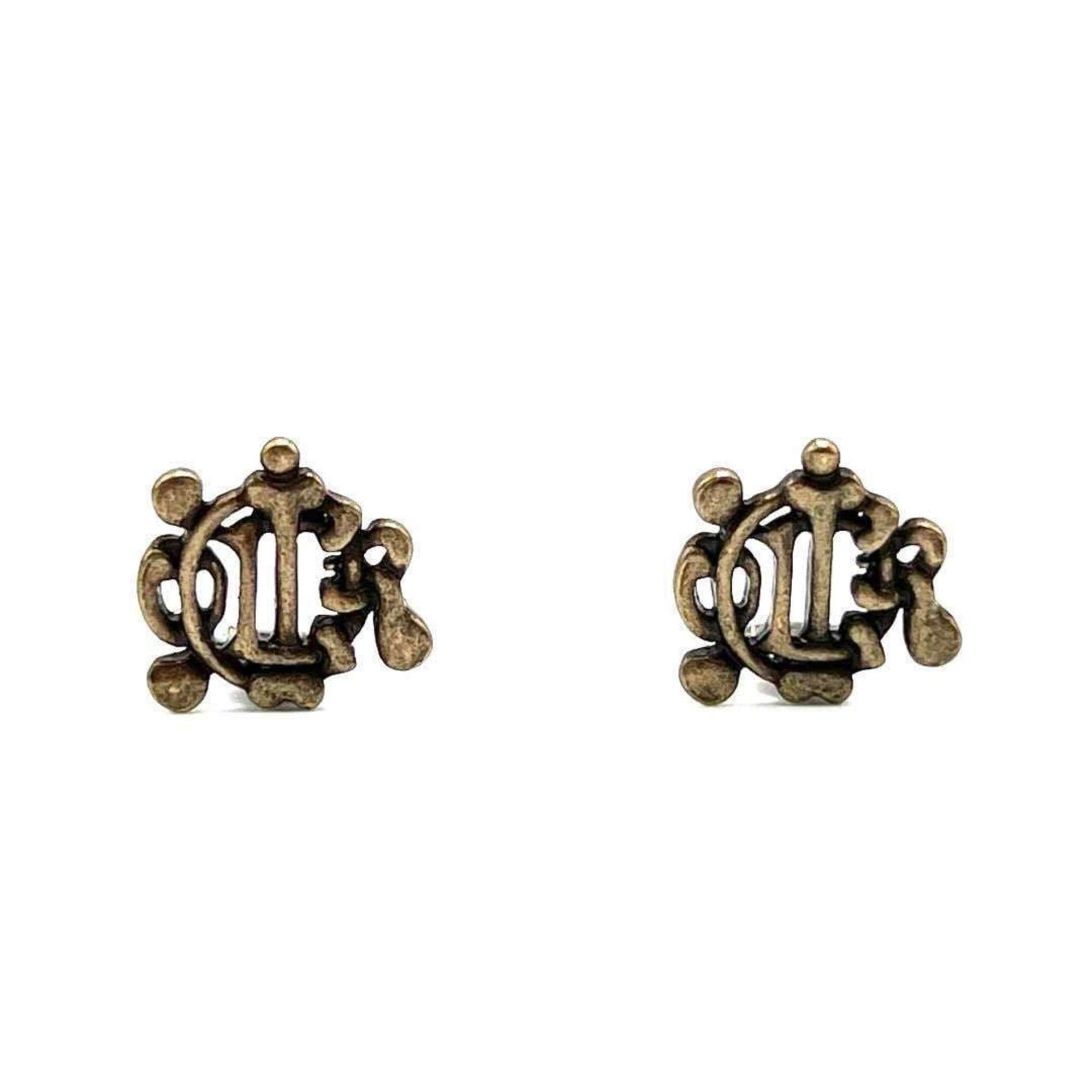 Christian Dior Women's Earrings Old Logo DIOR