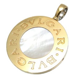 Bvlgari Onyx Mother of Pearl Women's and Men's Pendant Top 750 Yellow Gold