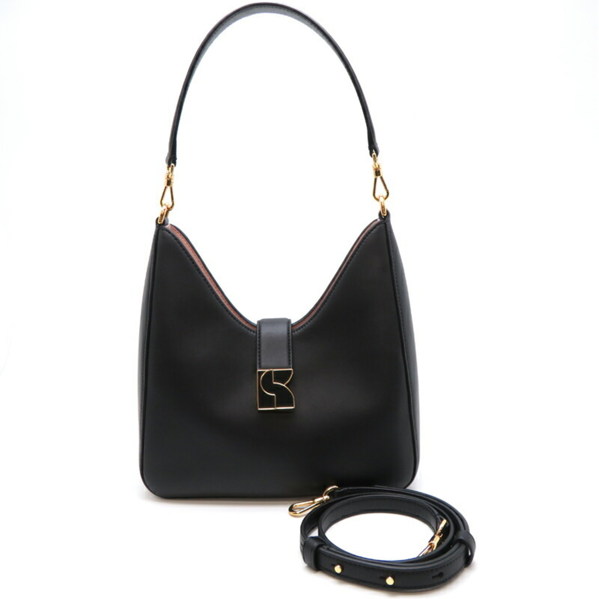 Kate Spade 2-Way Shoulder Bag Women's Handbag Leather Black