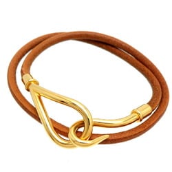 Hermes Jumbo Women's Bracelet Leather Natural