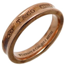 Tiffany 1837 Narrow Ladies Ring, Rubedo Metal, Size 11